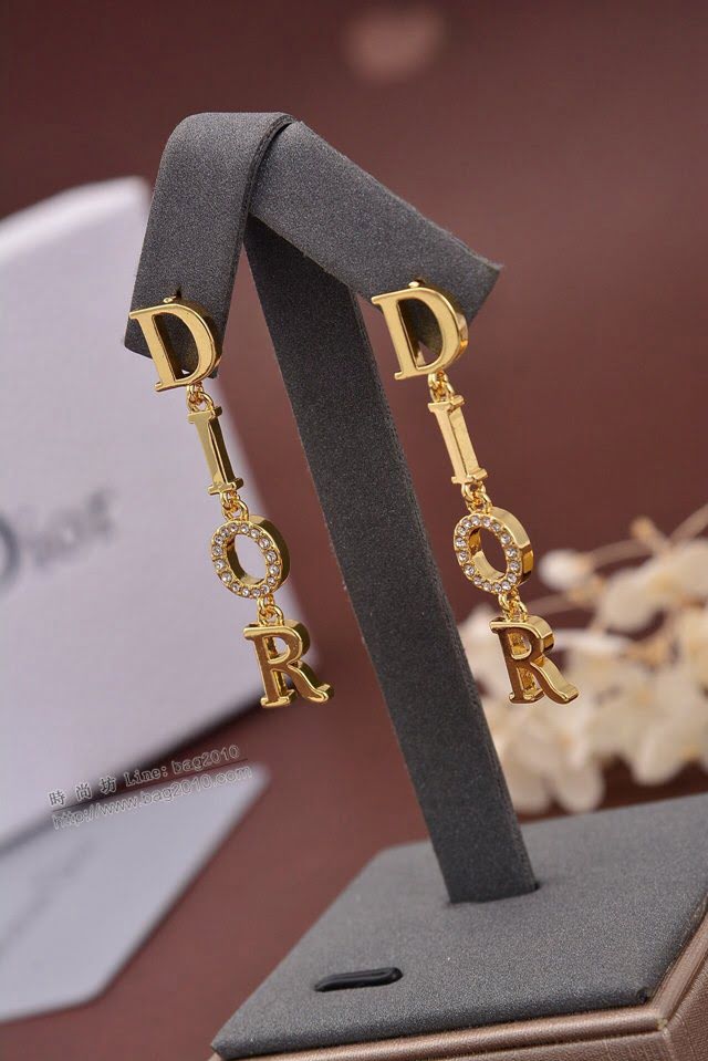 Dior飾品 迪奧經典熱銷款DIOR迪奧字母耳釘耳環  zgd1430
